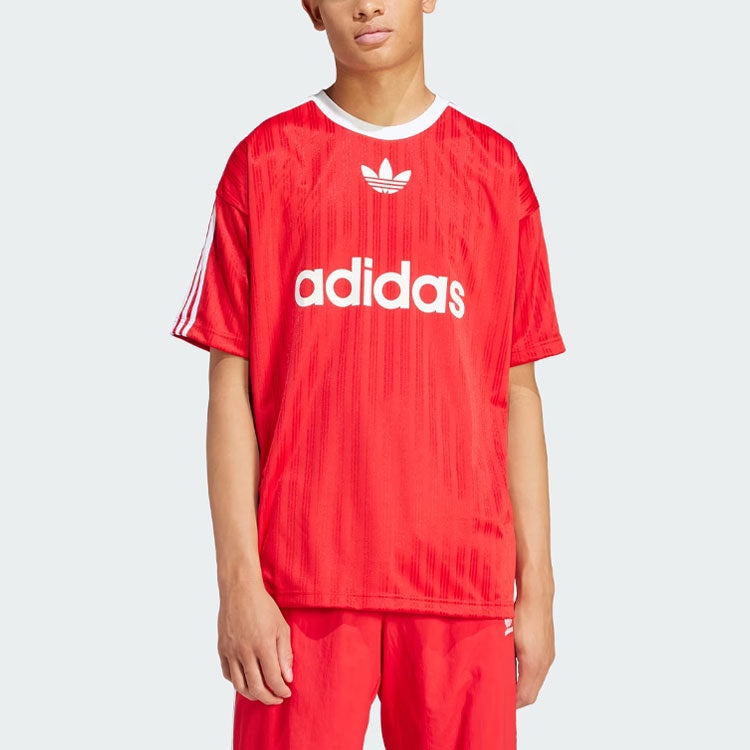 adidas Adicolor T-Shirt Asia Sizing 'Red' IM9458 - 3