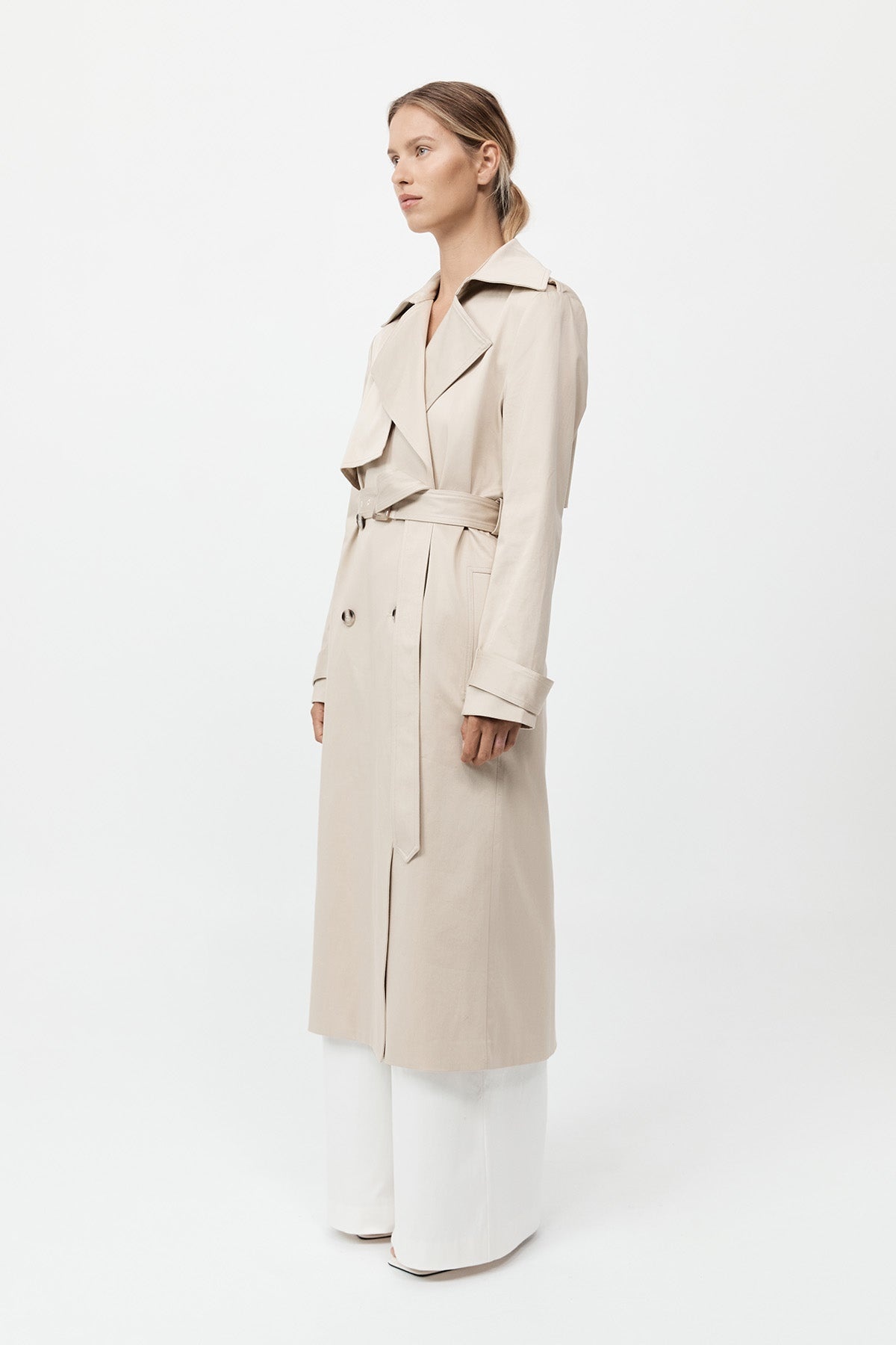 Classic Trench Coat - Champagne - 5