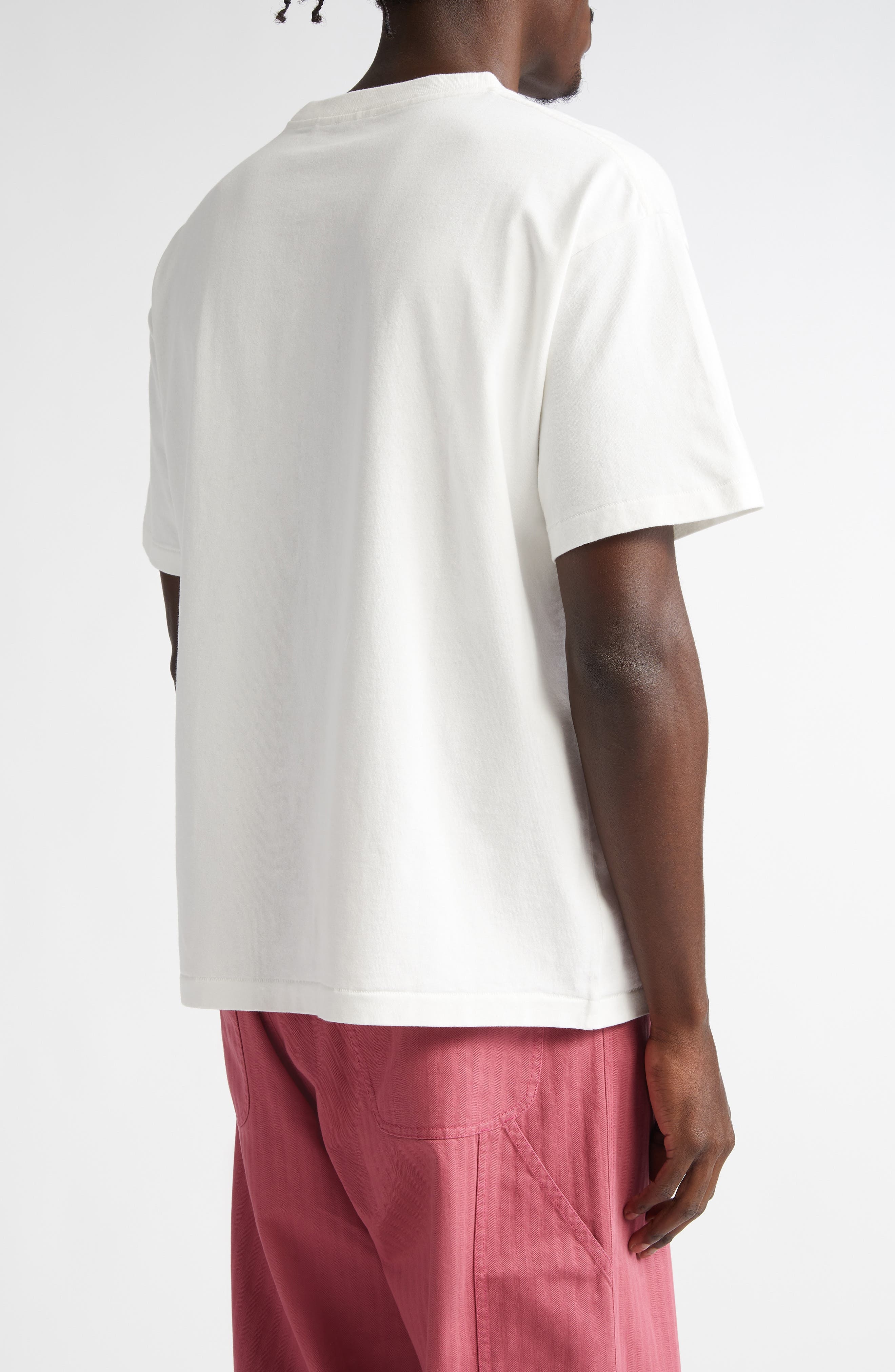 Bode Embroidered Hoop Pocket T-Shirt in Cream at Nordstrom - 3