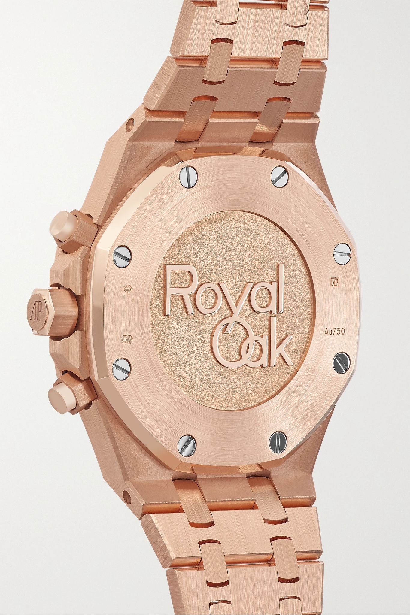 Royal Oak Automatic Chronograph 38mm 18-karat pink gold watch - 4