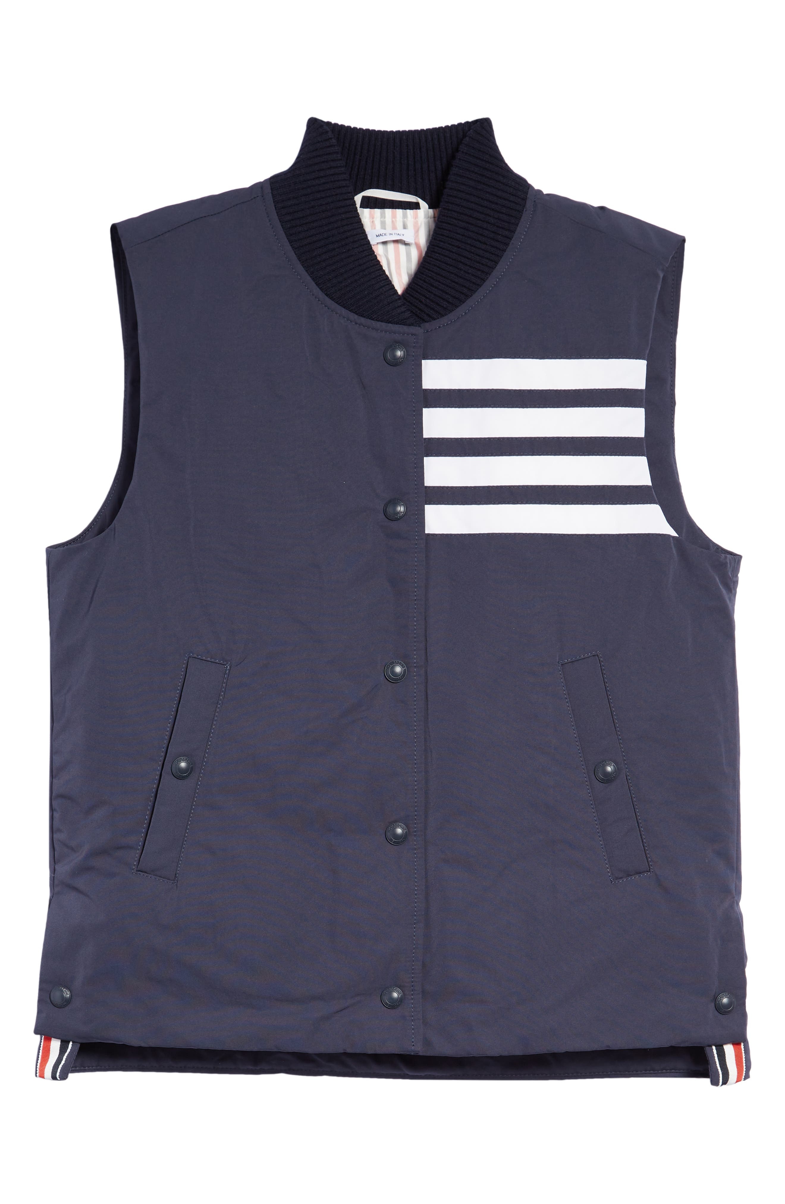 Thom Browne 4-Bar Down Vest in Navy at Nordstrom, Size 2 Us - 1