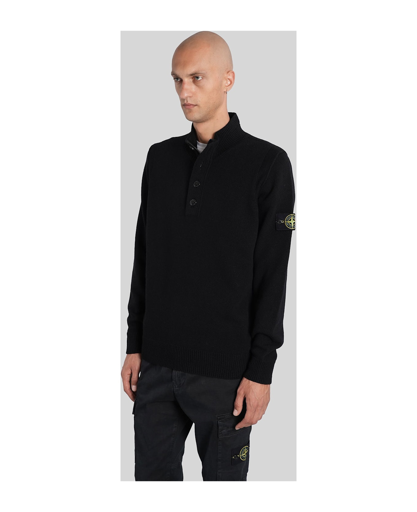 Knitwear In Black Wool - 4