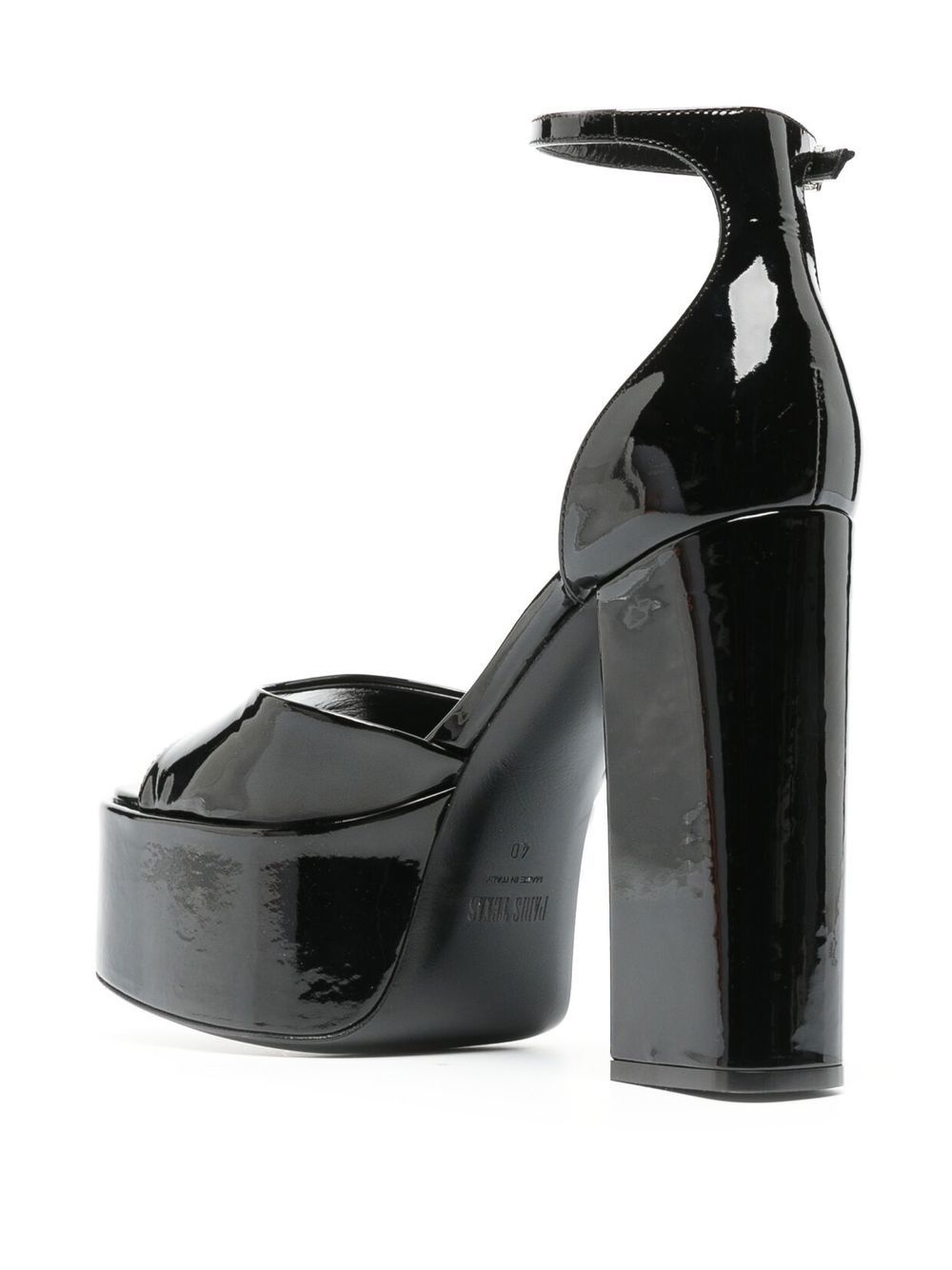 patent leather sandals - 3