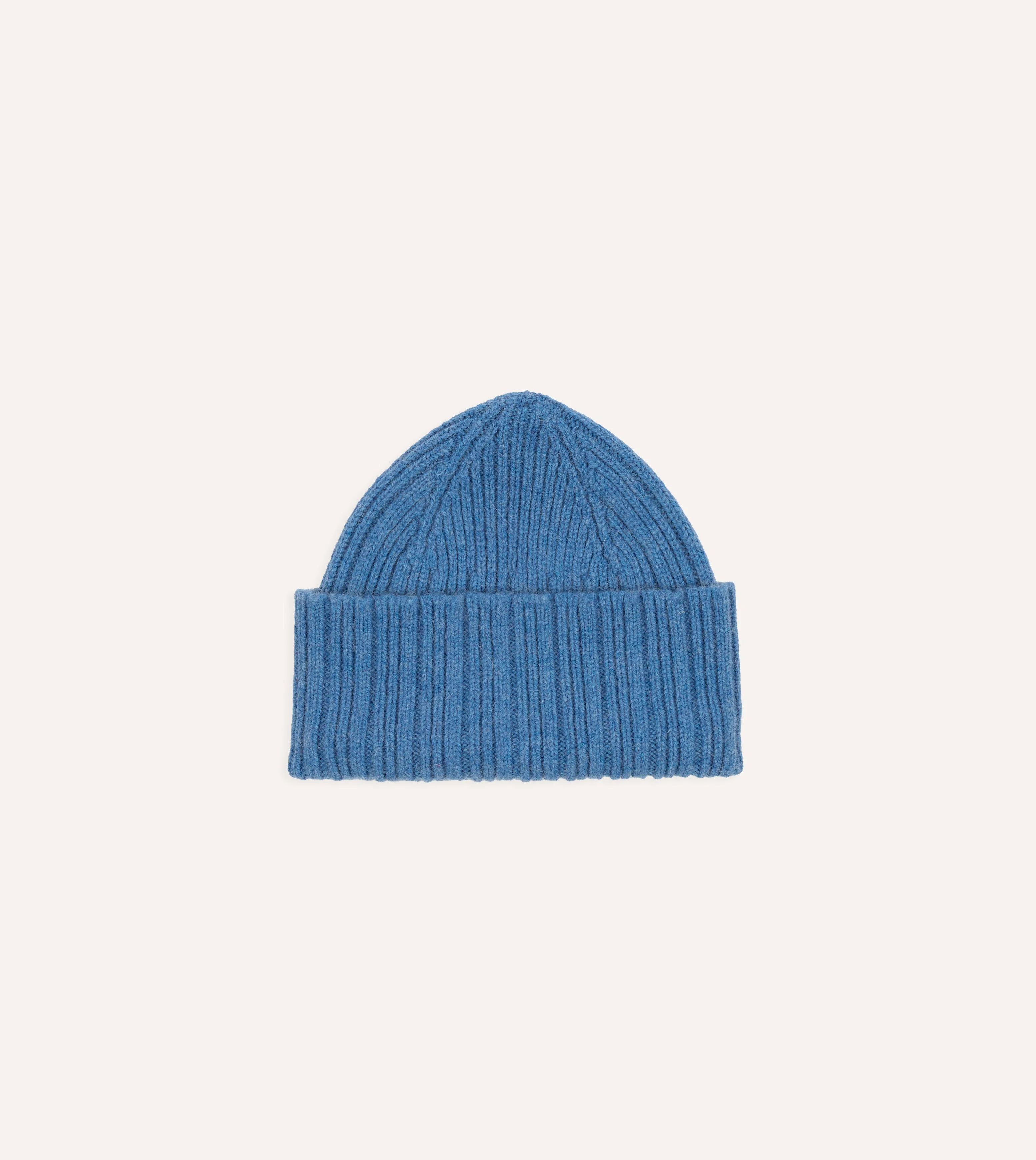 Sky Blue Geelongora Ribbed Knit Cap - 1