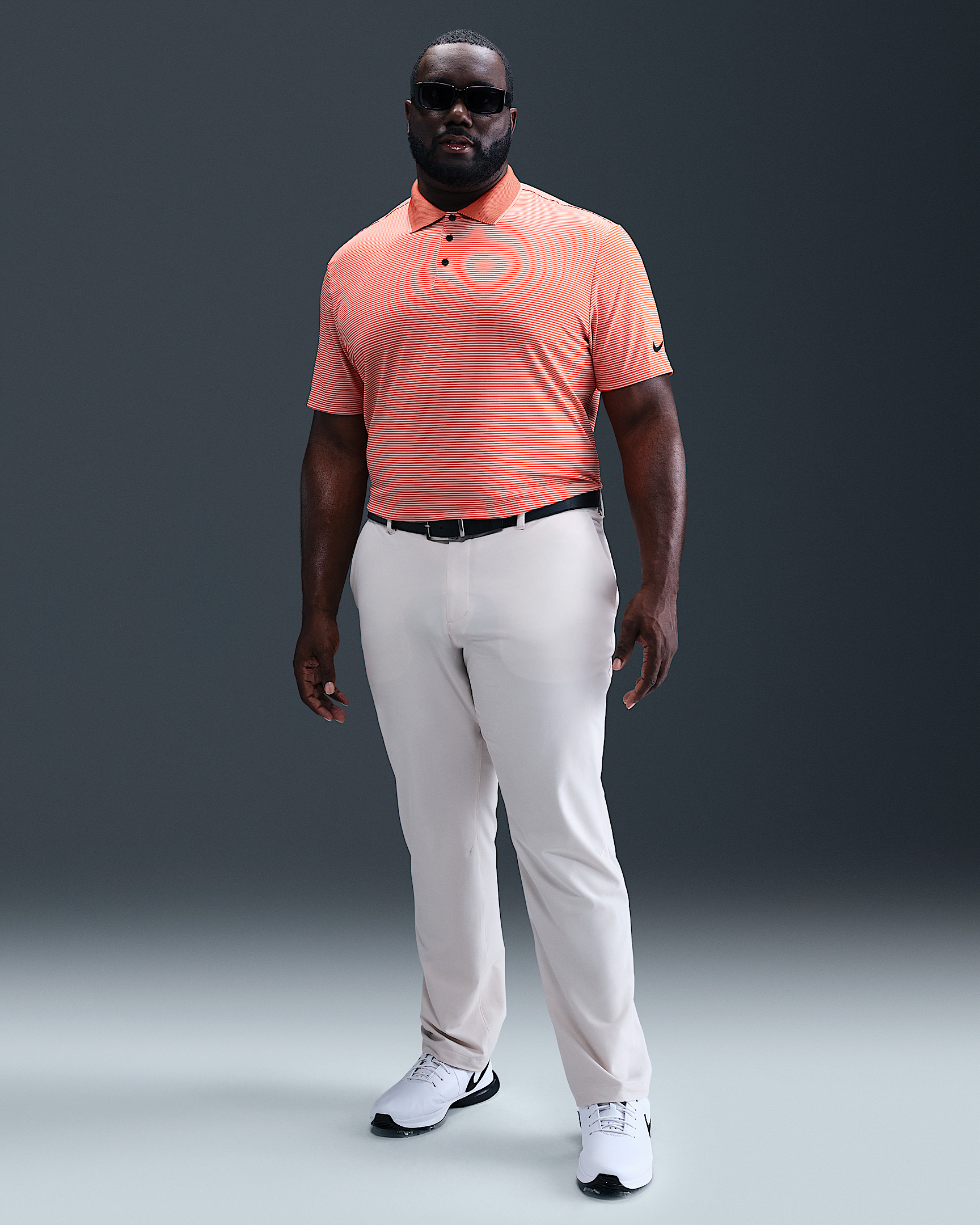 Nike Tour Men's Dri-FIT Striped Golf Polo - 12