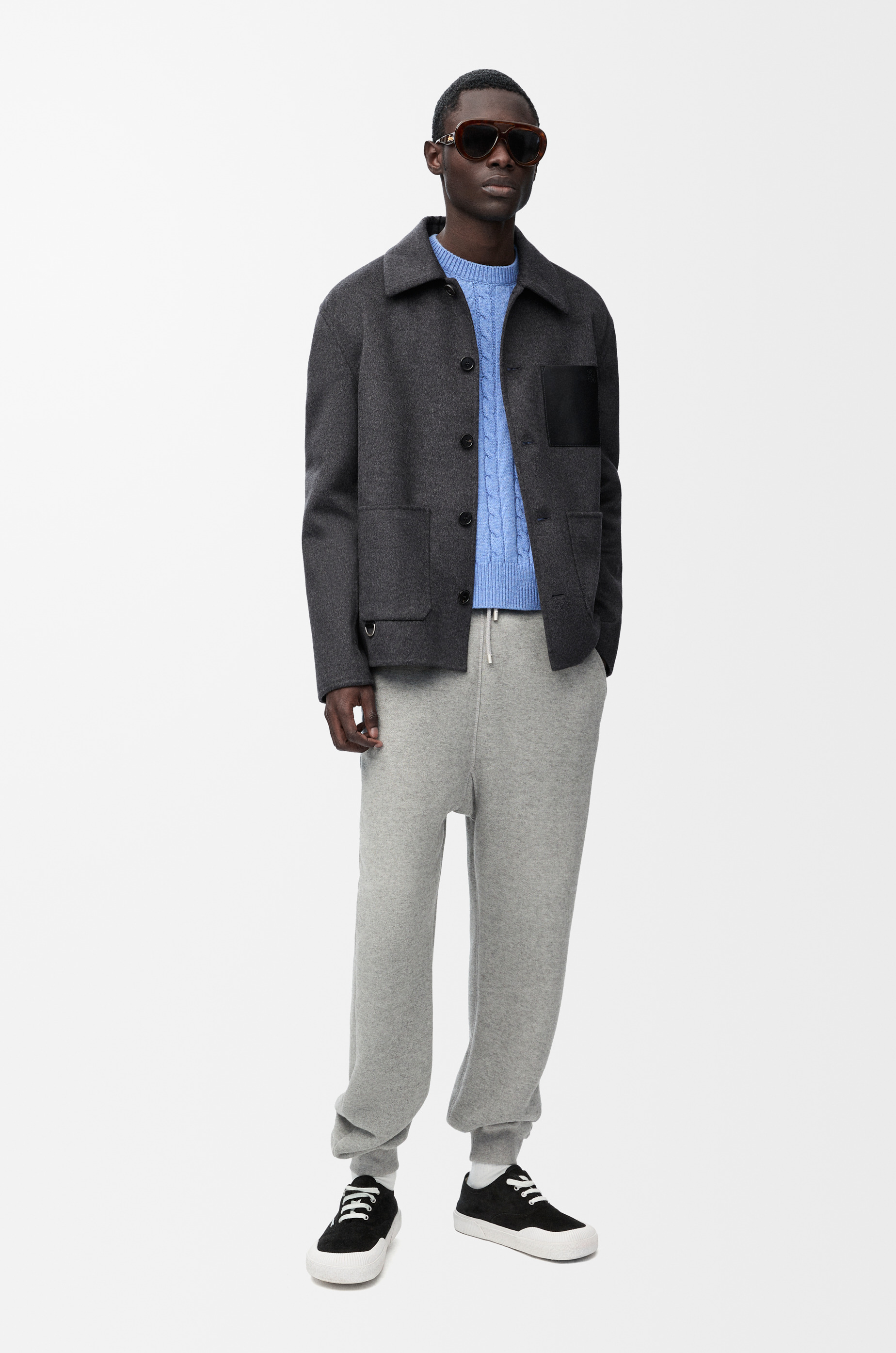 Workwear jacket in wool and cashmere - 2