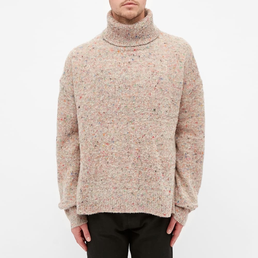 Acne Studios Nyran Melange Roll Neck Knit - 4