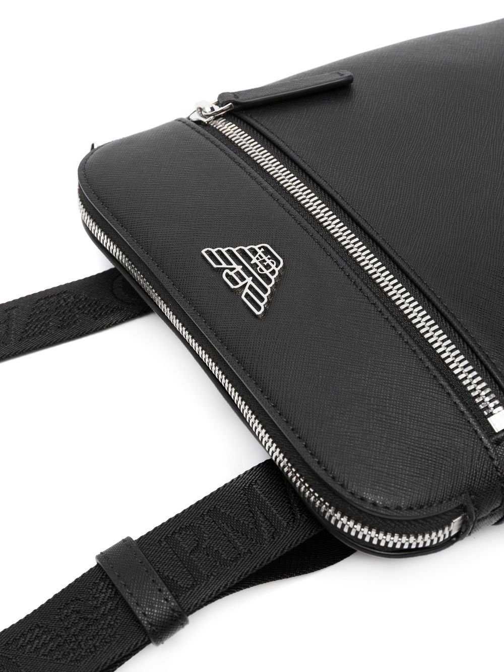 small faux-leather messenger bag - 4