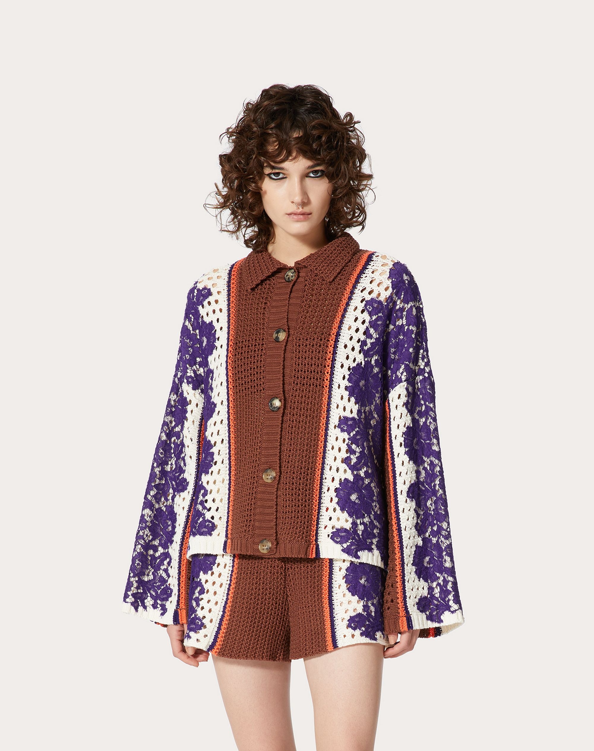 COTTON AND LACE JACKET - 3
