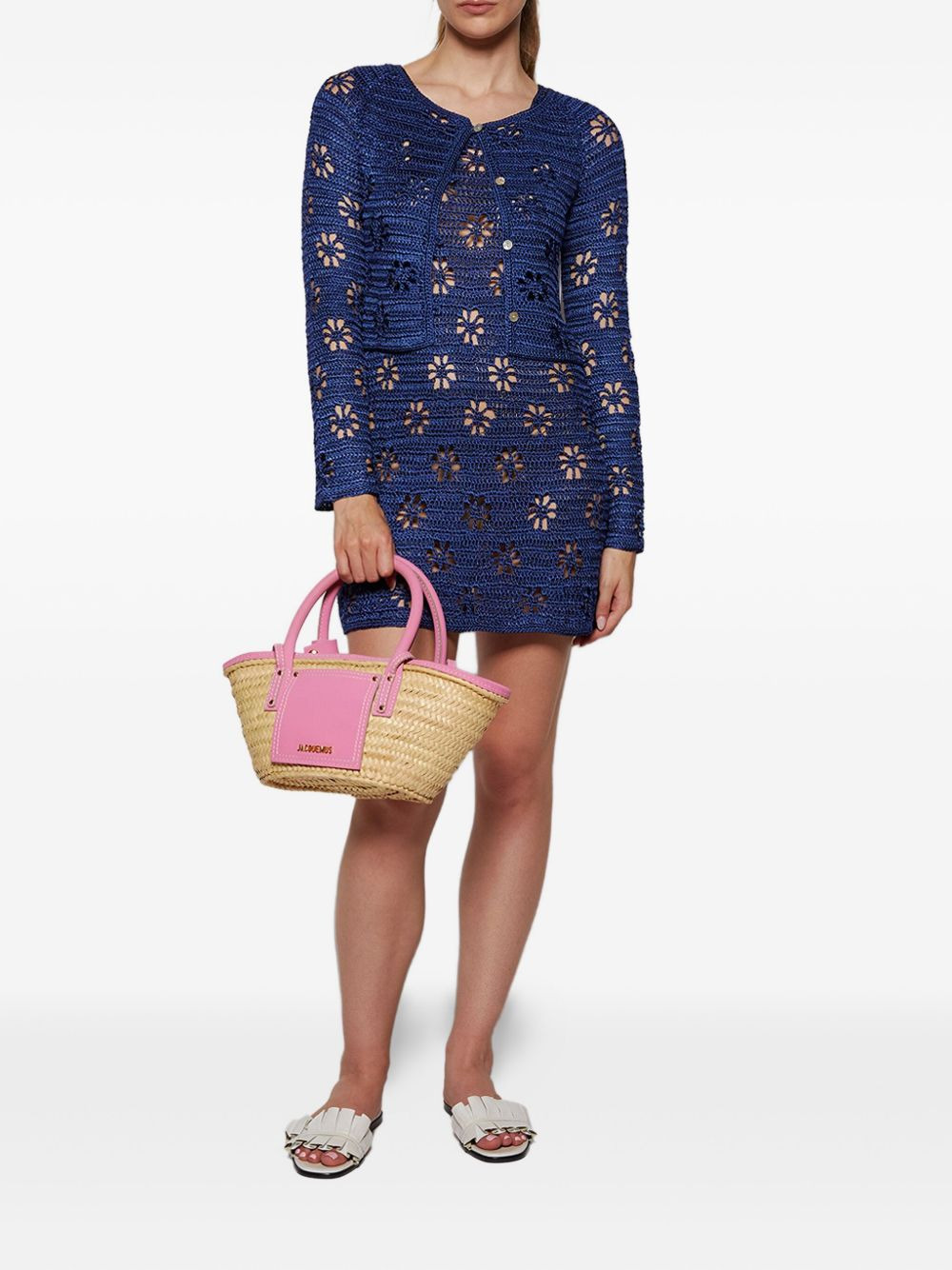 floral crochet cardigan - 2