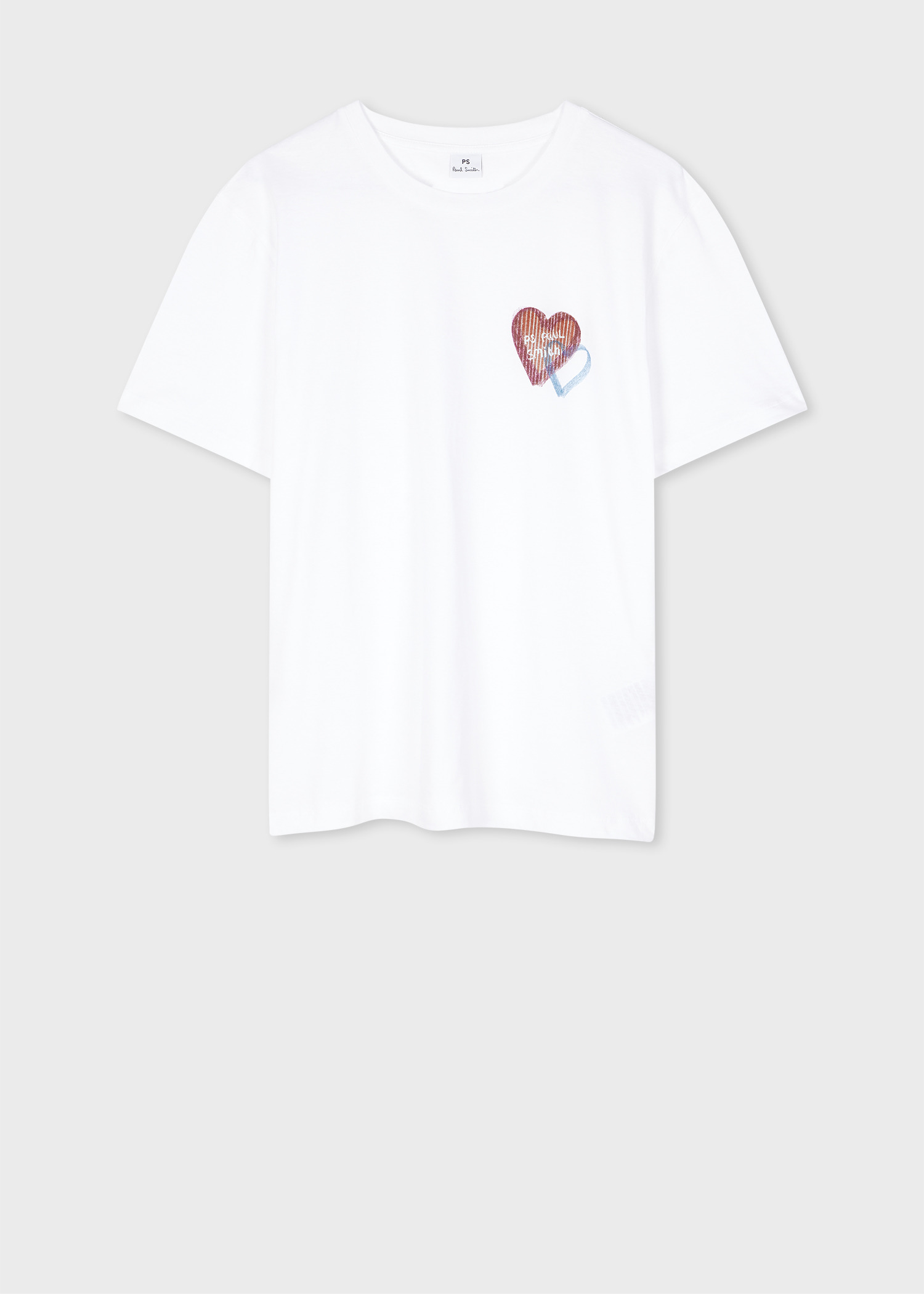 Women's White Heart Logo T-Shirt - 1