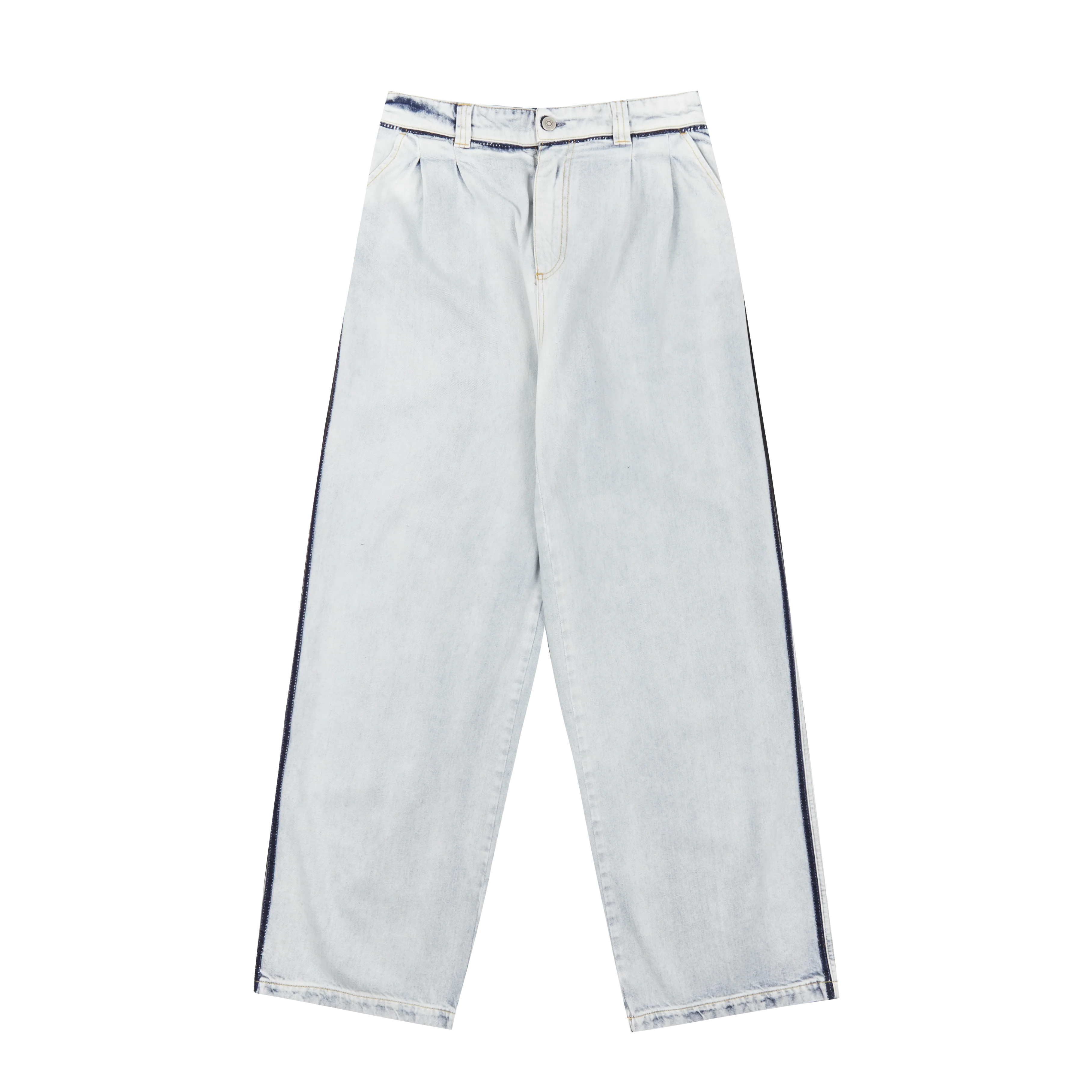 Maison Margiela Pleated Denim Trousers - 1