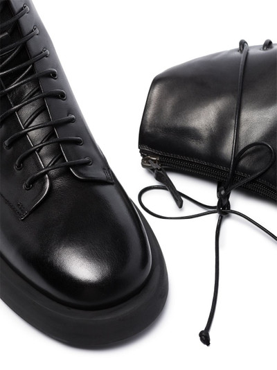 Marsèll leather lace-up boots outlook