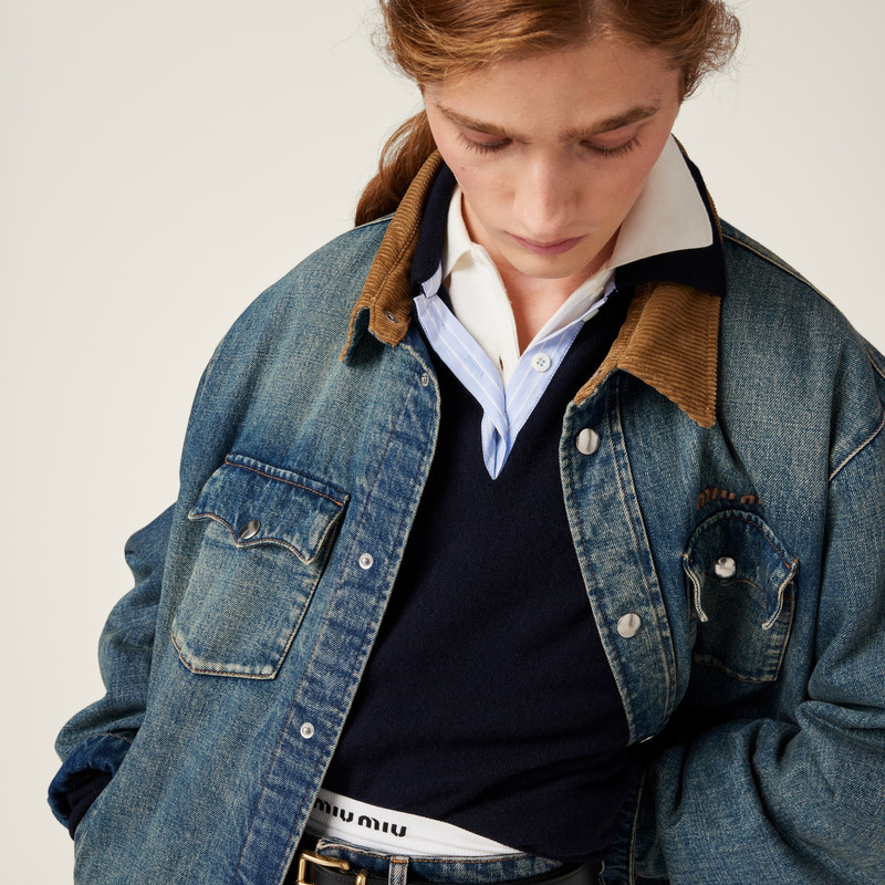 Denim 다운 재킷 4