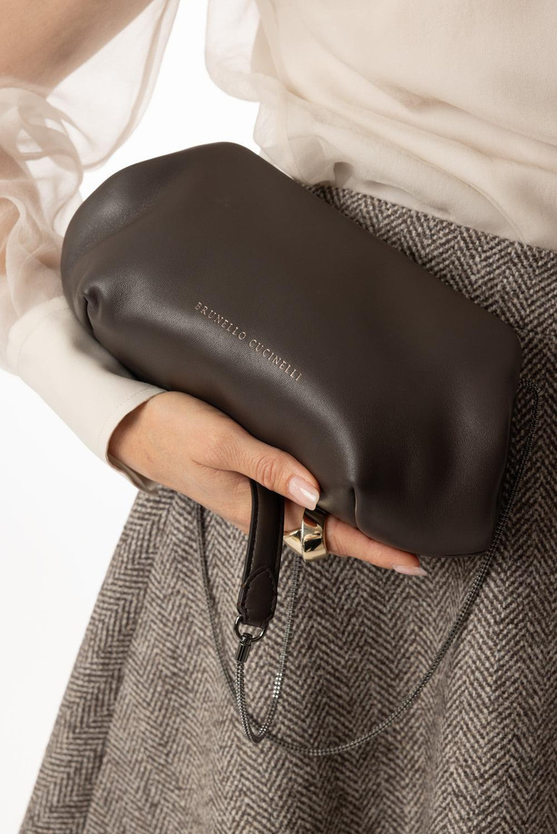 Brunello Cucinelli Eclipse Bag - Dark Brown outlook