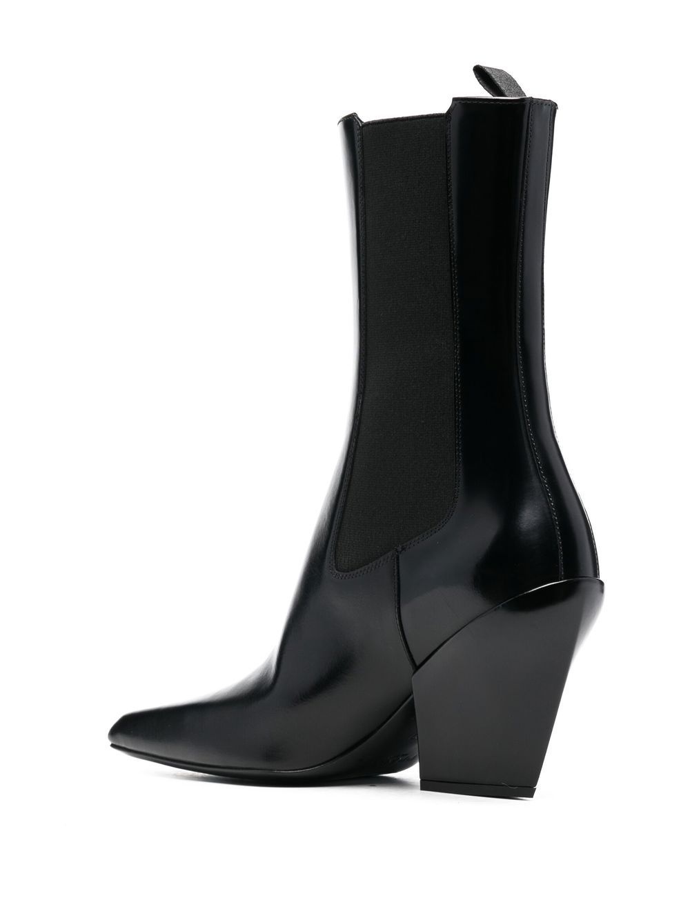 95mm sculpted heel boots - 3