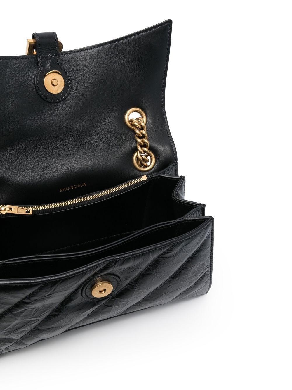 Hourglass S quilted shoulder bag - 6
