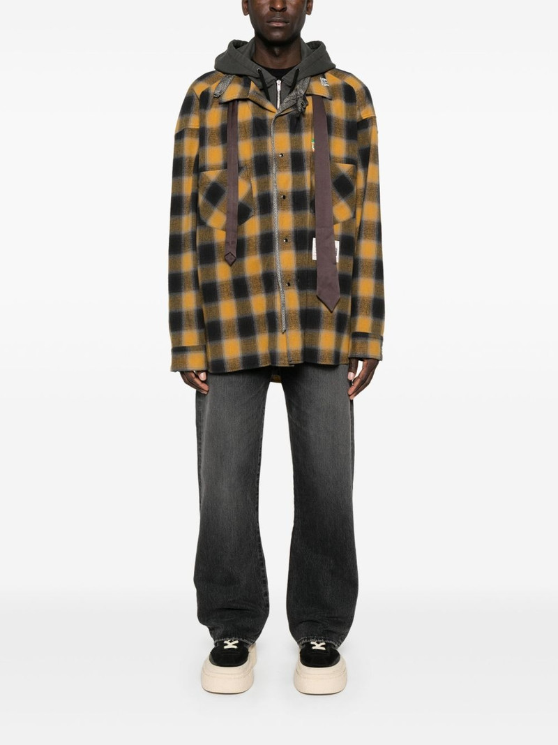 Maison MIHARAYASUHIRO plaid-check shirt outlook