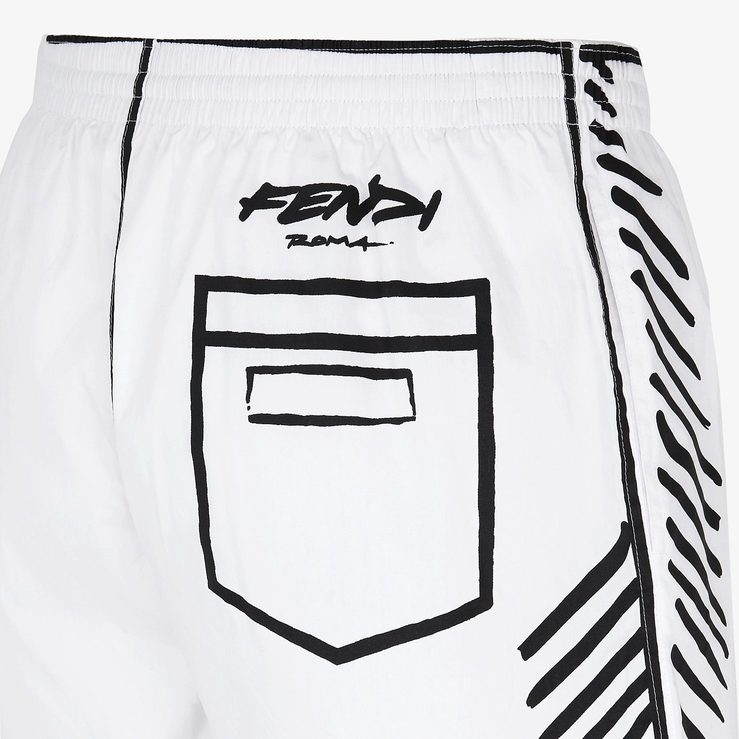 Fendi Roma Joshua Vides tech fabric shorts - 3