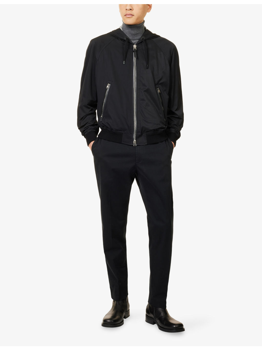 Straight-Leg Twill Stretch-Cotton Chinos - 2