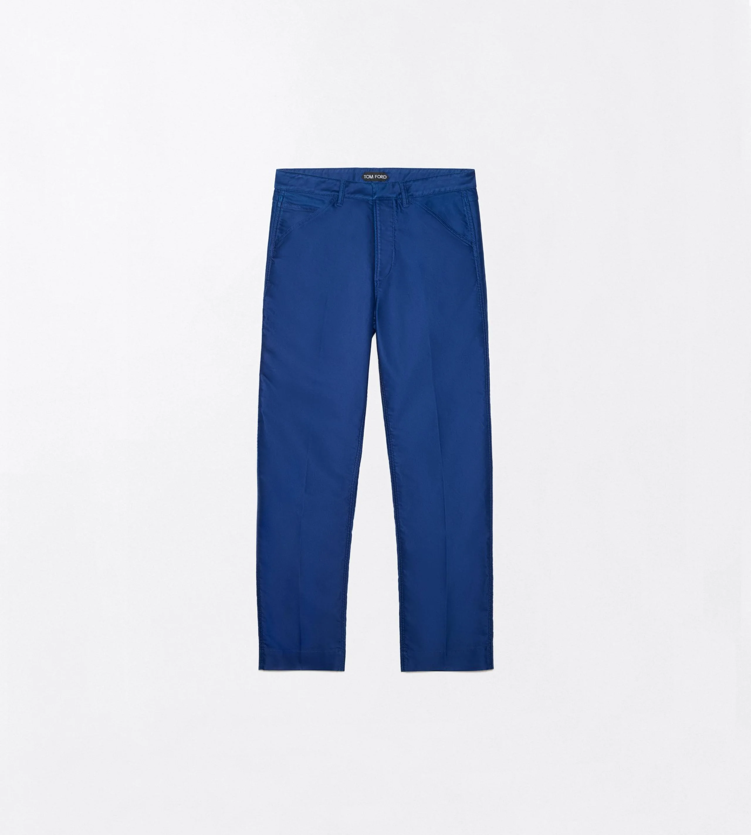 COTTON SATIN CARPENTER PANTS - 1