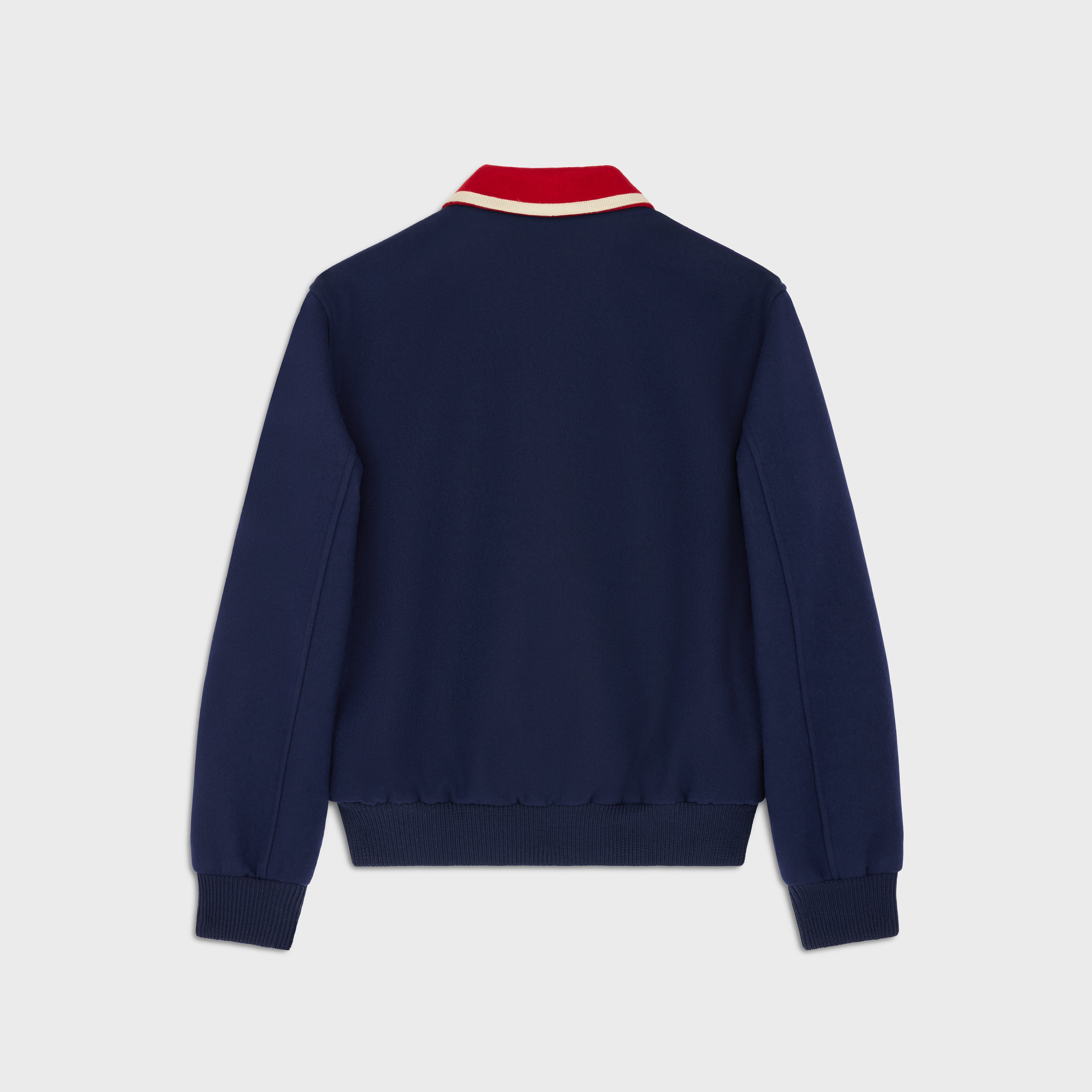 lion teddy jacket in wool flannel - 2