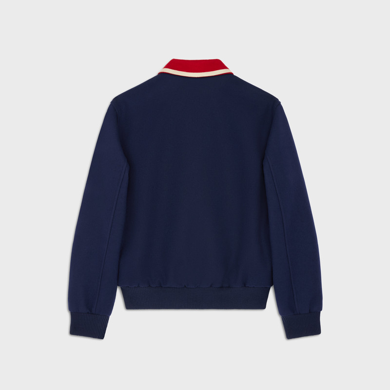 CELINE lion teddy jacket in wool flannel outlook