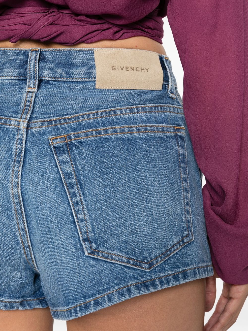 denim shorts - 5
