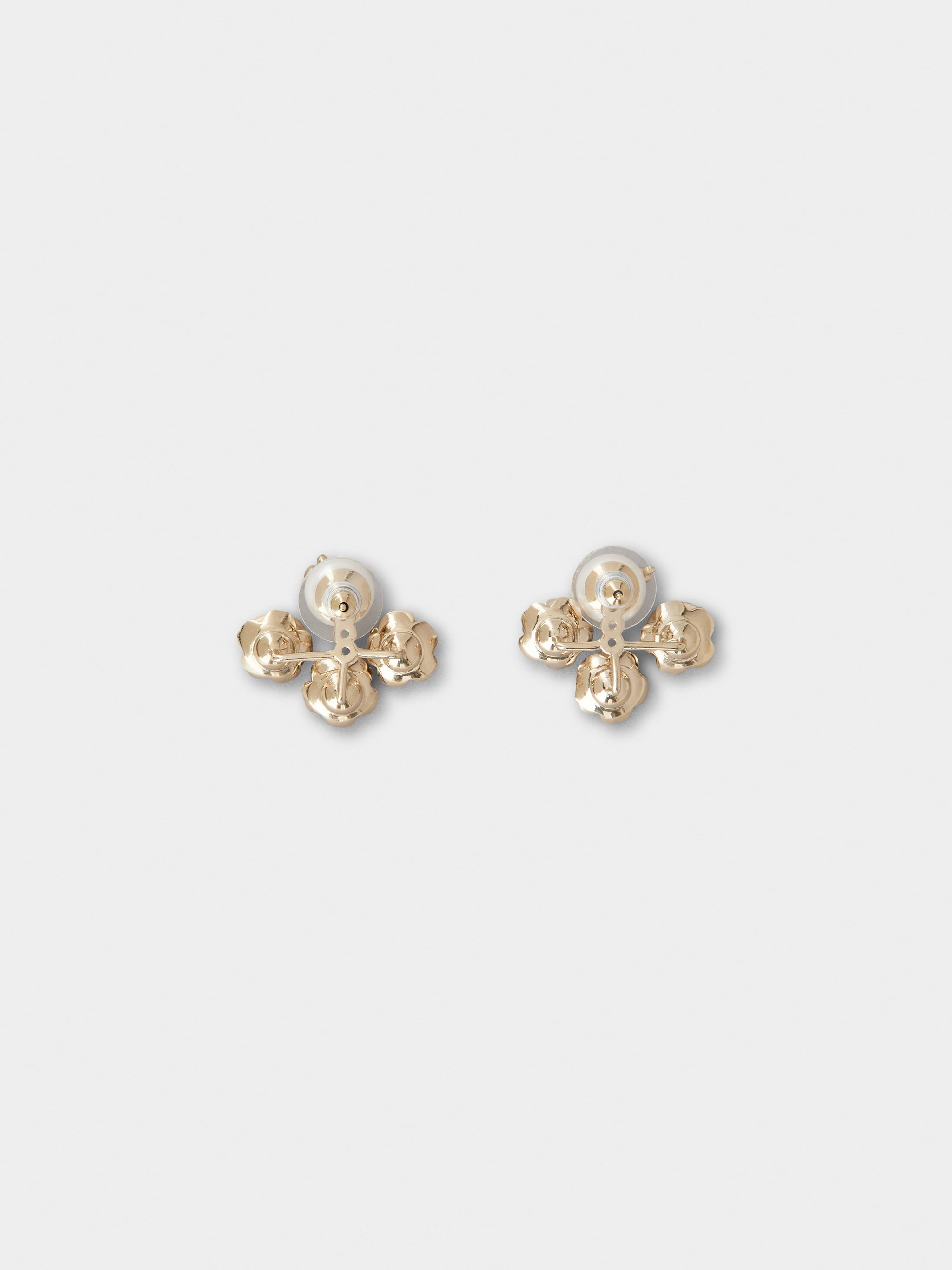 Rose Pearls Earrings - 3