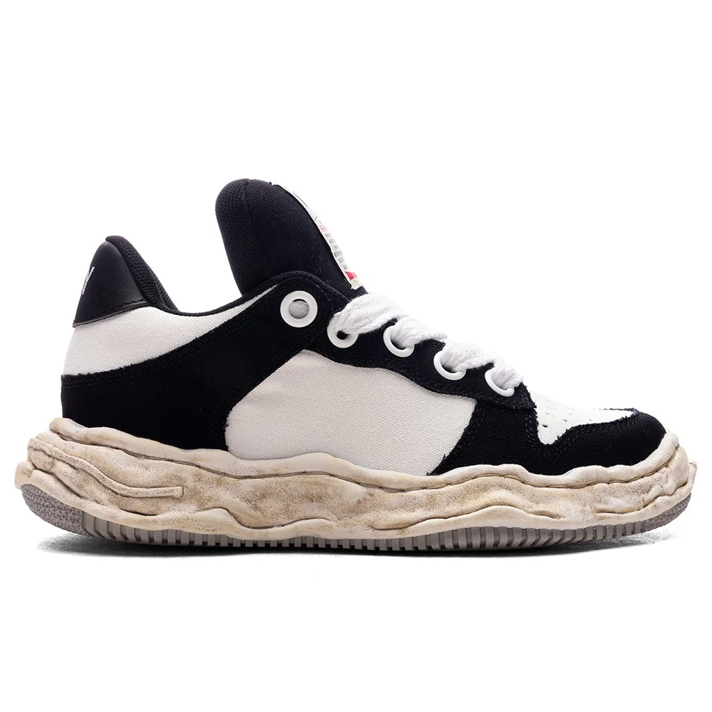 Wayne Low Top Sneaker Black And White - 1