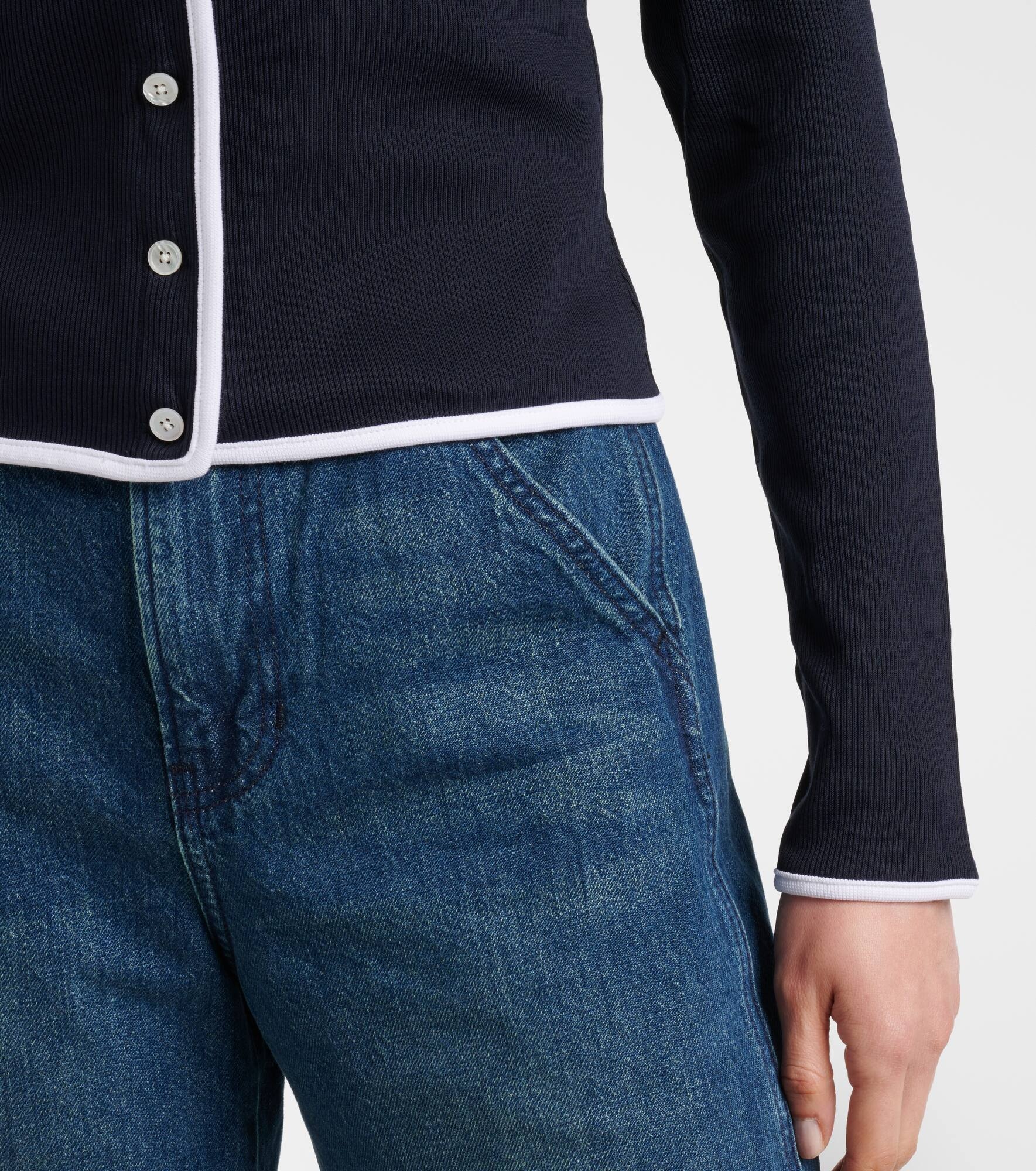 Wilmer cotton-blend cardigan - 5