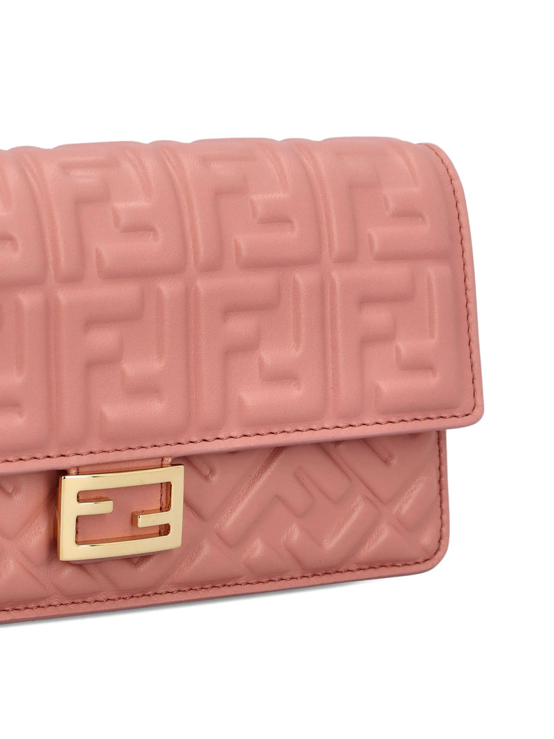Fendi Baguette Embossed-logo Leather Wallet 4