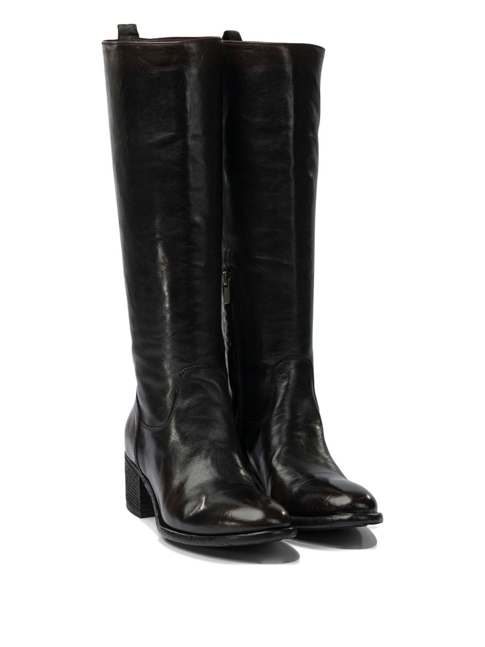 55mm Denner 116 leather boots - 2