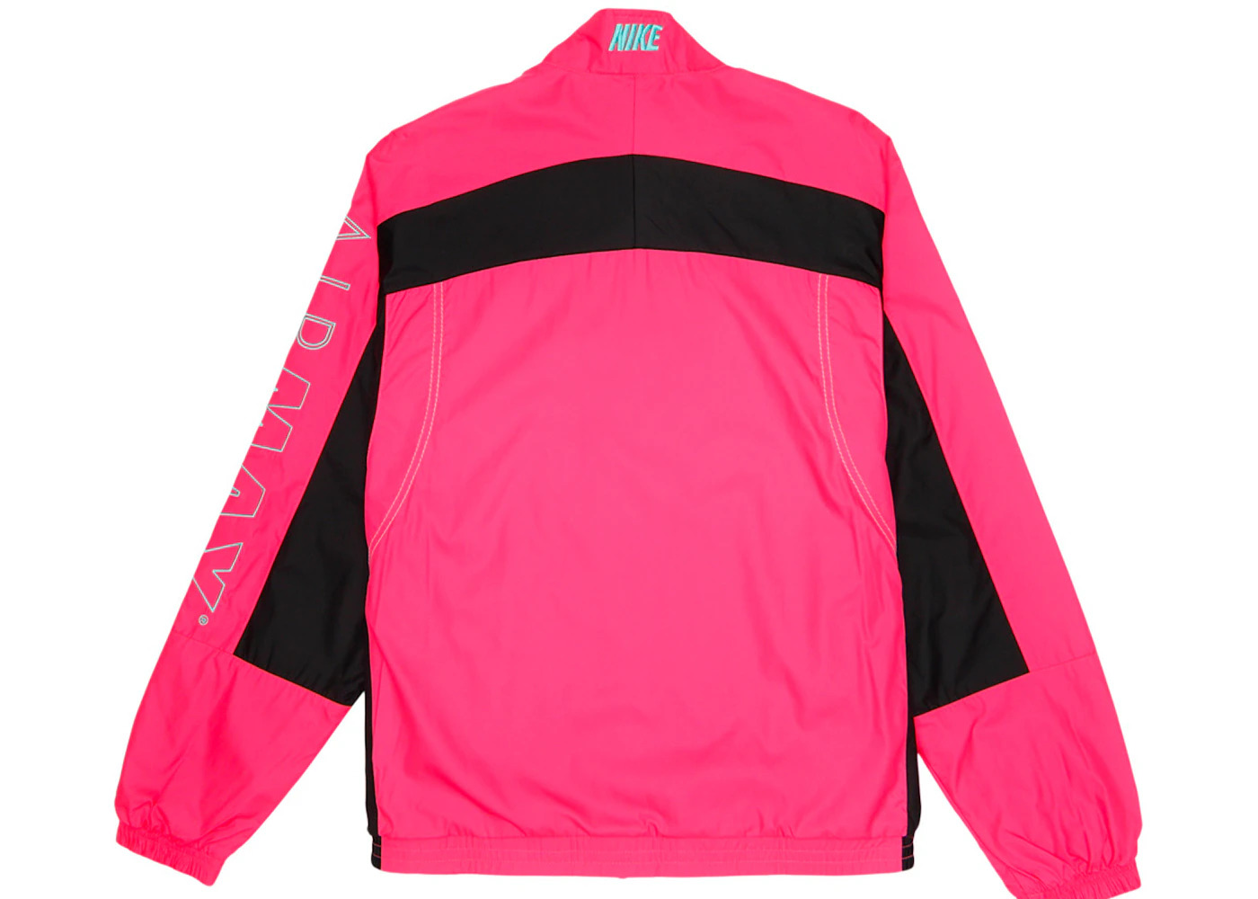 Nike x Atmos NRG Vintage Patchwork Track Jacket Pink/Black/Hyper Jade - 2