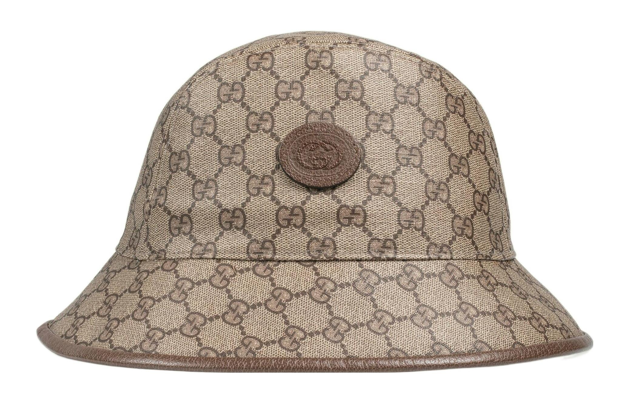 Gucci Apple Supreme Fedora Hat 'Beige Ebony' 700667-4HANT-8964 - 3