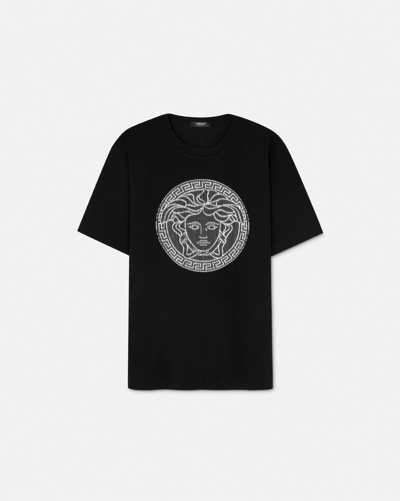 Embroidered Medusa Sliced T-Shirt 1