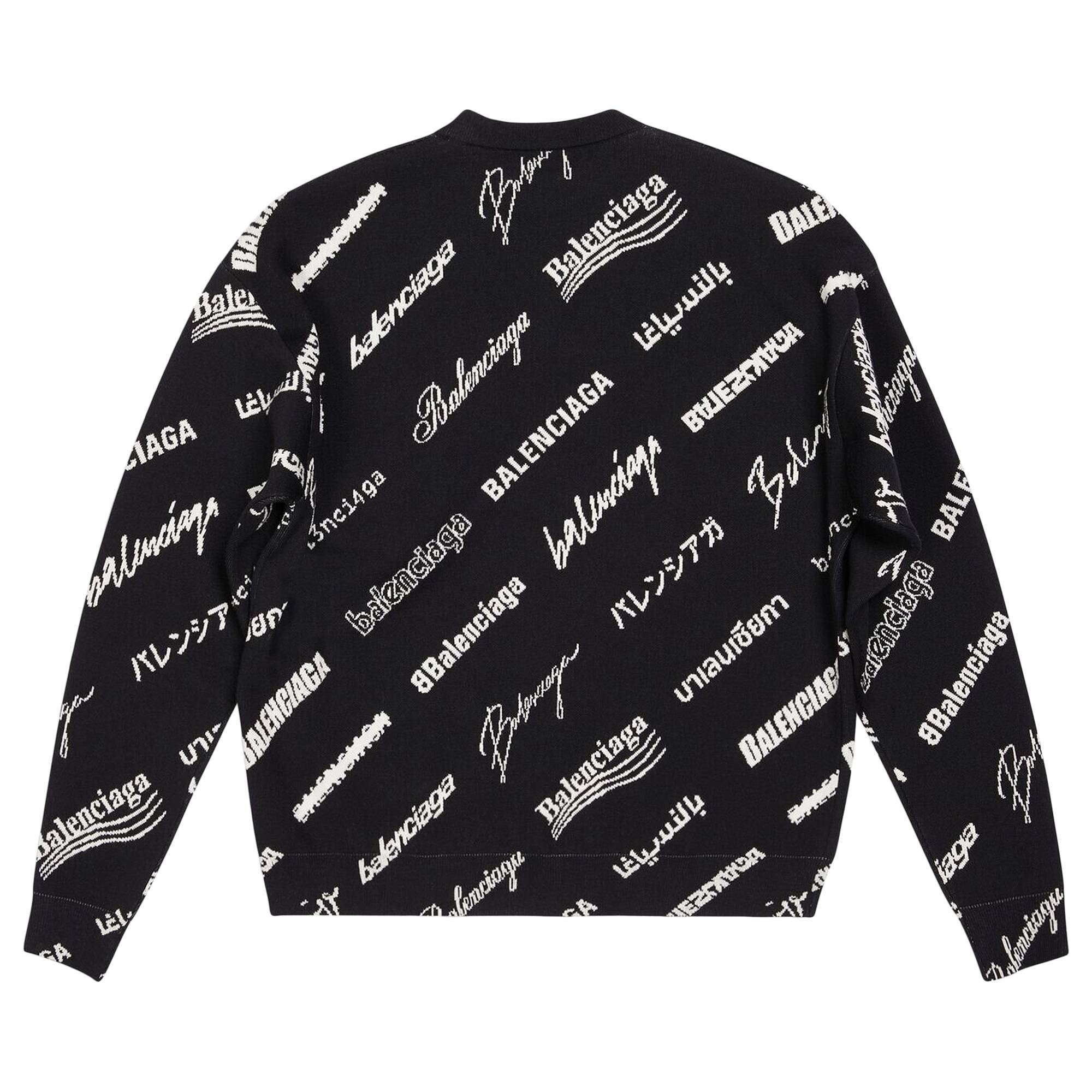 Balenciaga Crewneck 'Black/White' - 2