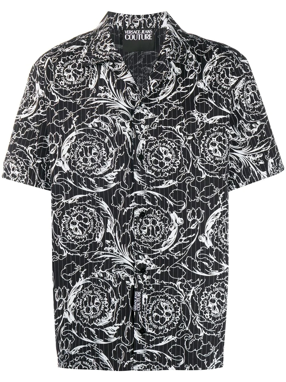 printed short-sleeved shirt - 1