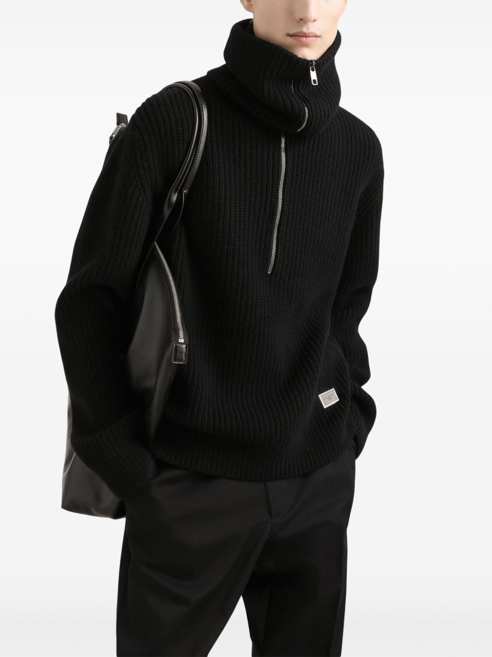 fisherman's-knit sweater - 4