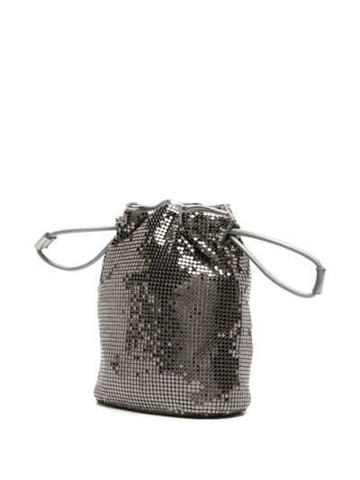 Anya Hindmarch studded mesh-design bucket bag outlook