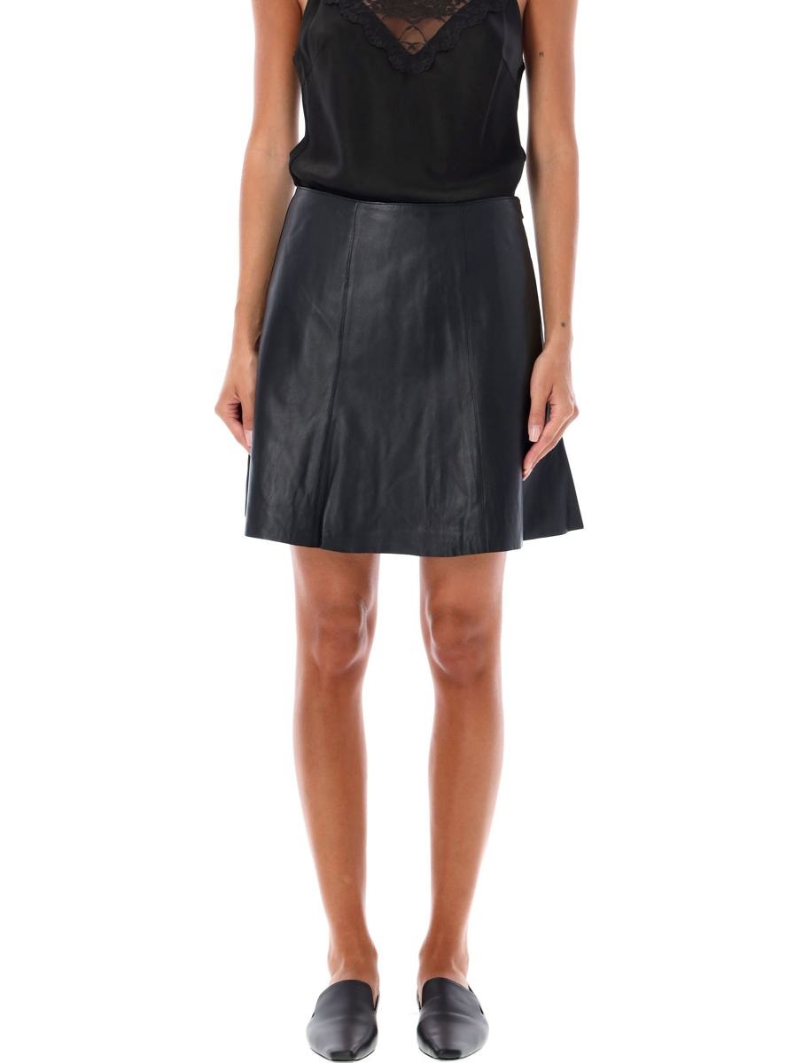 By Malene Birger Mini Leather Skirt Naommi - 1