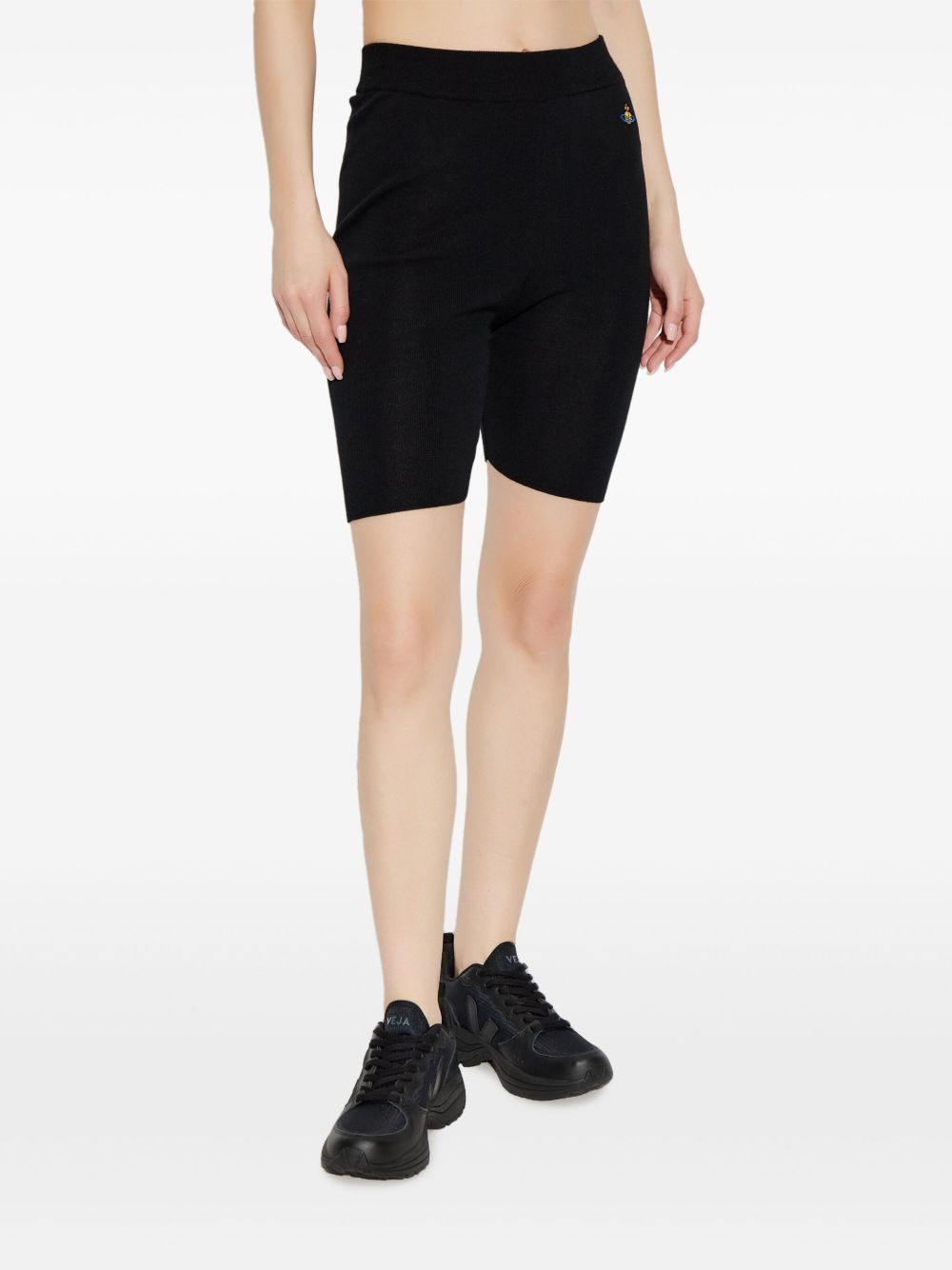 logo-embroidered shorts - 3