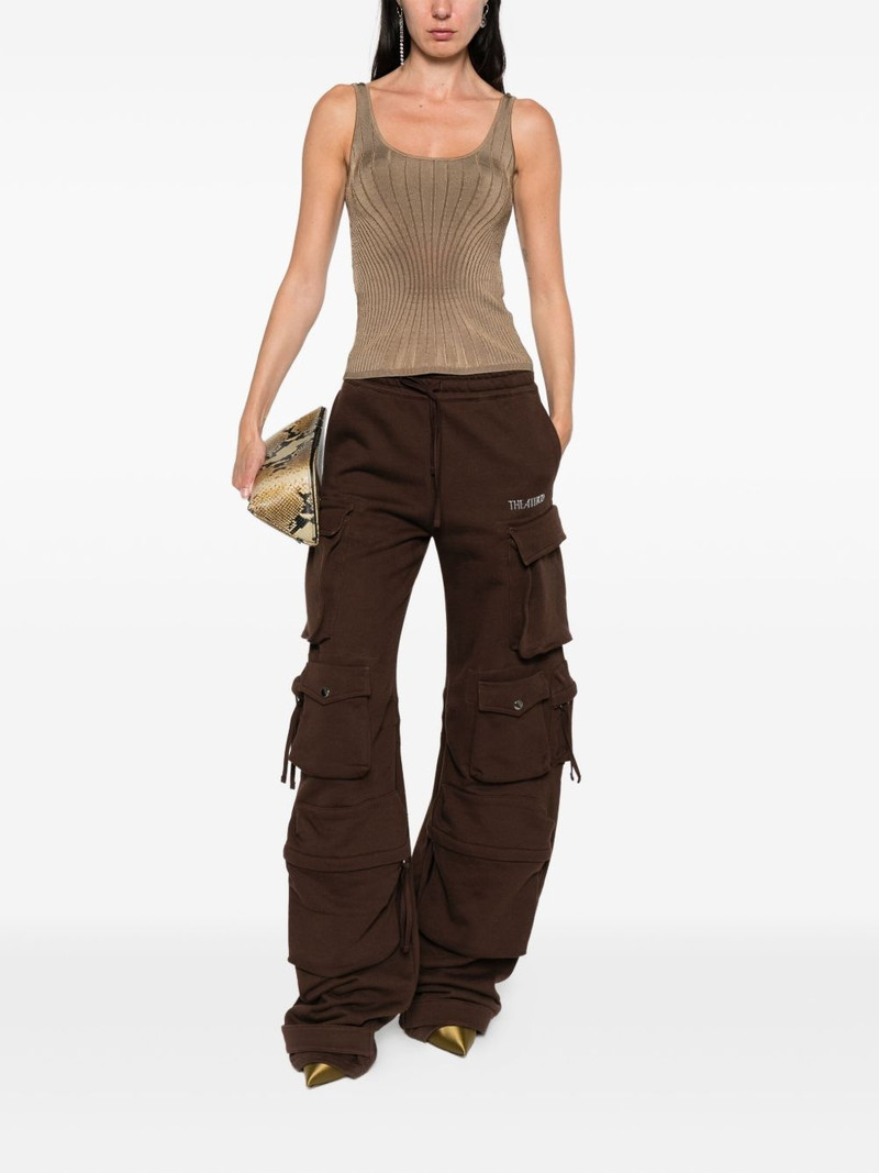 MUGLER ribbed tank top outlook