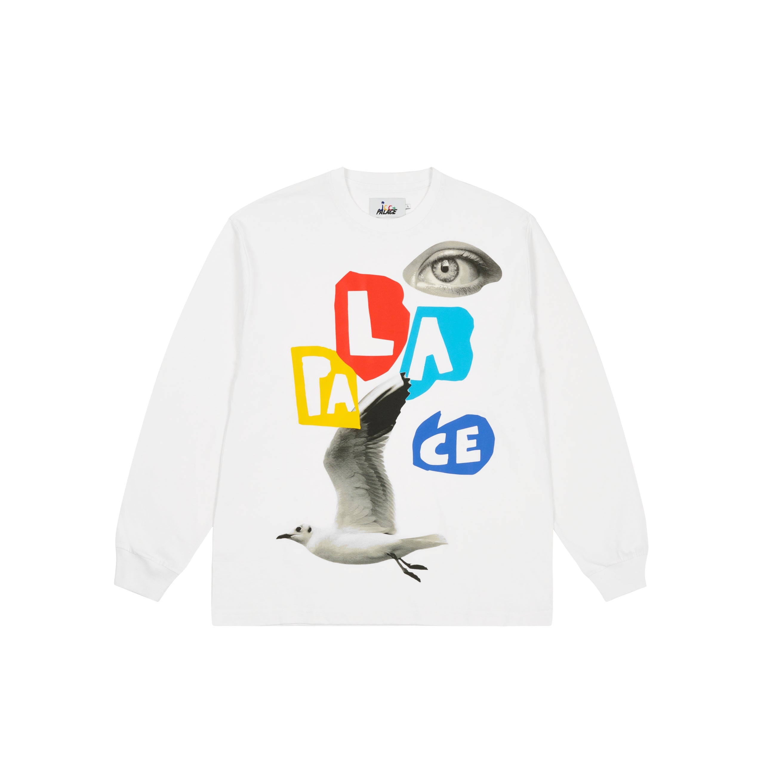 PALACE JCC+ LONGSLEEVE WHITE - 1