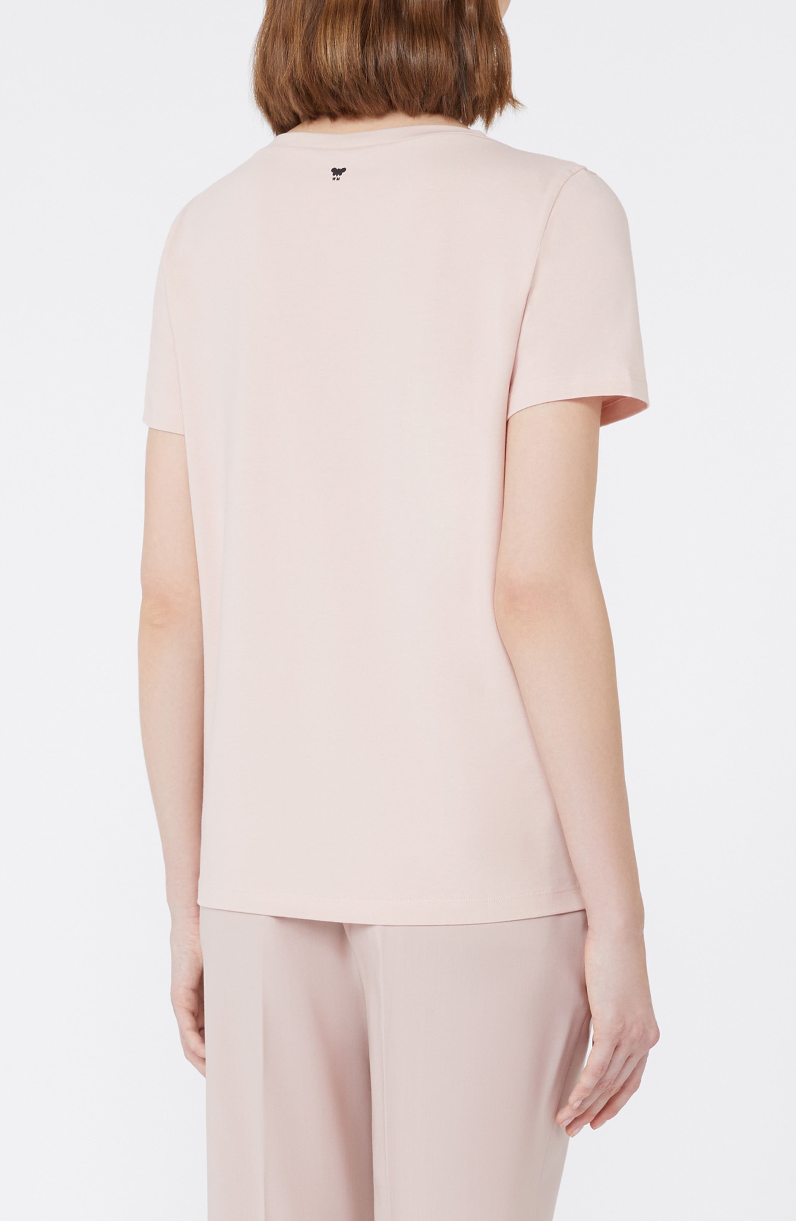 Weekend Max Mara Crewneck Jersey T-Shirt in Powder at Nordstrom - 2