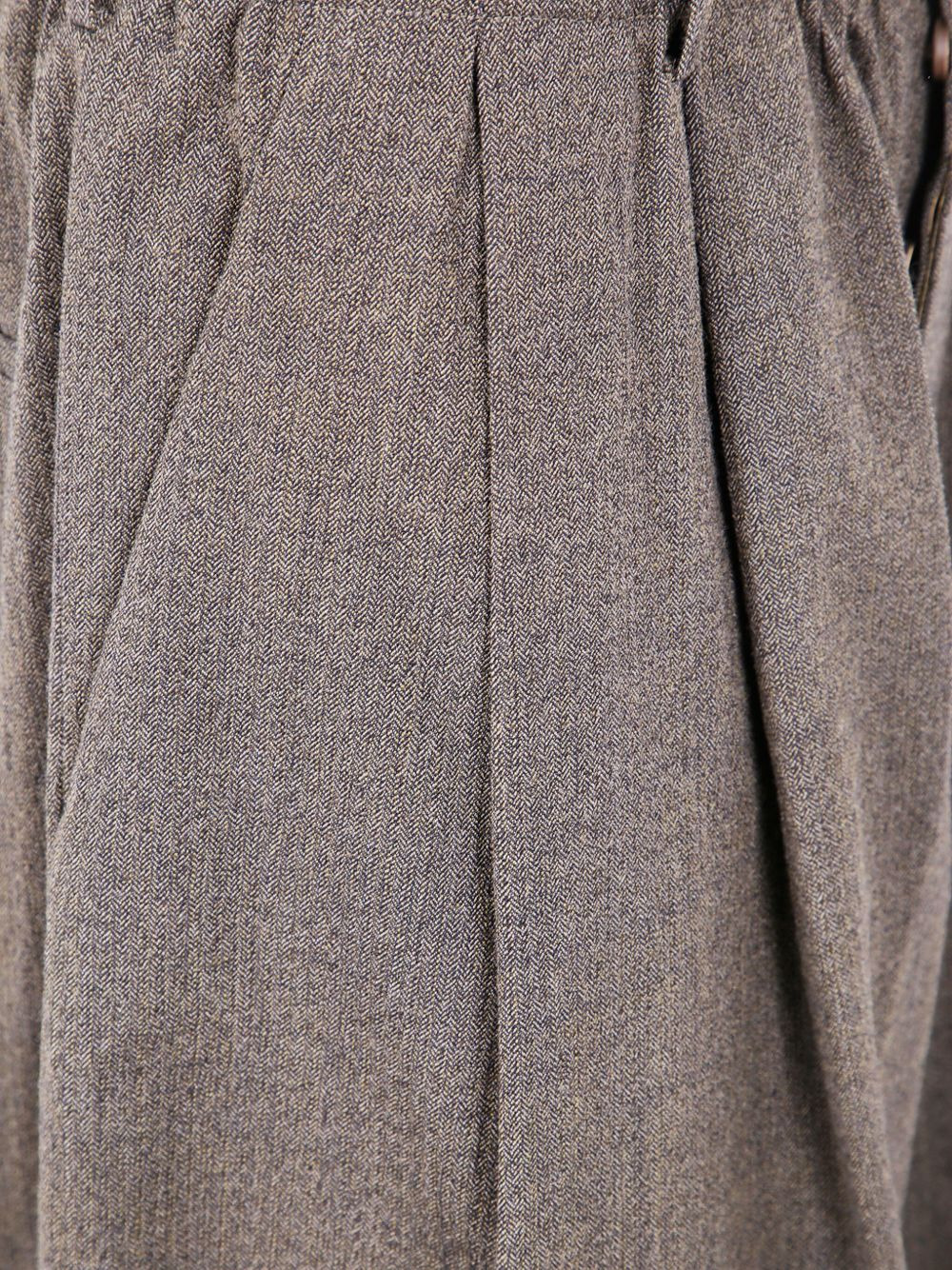 pleated wool trousers - 3