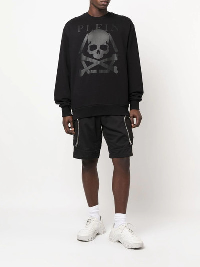 PHILIPP PLEIN Skull Bones crew neck sweatshirt outlook