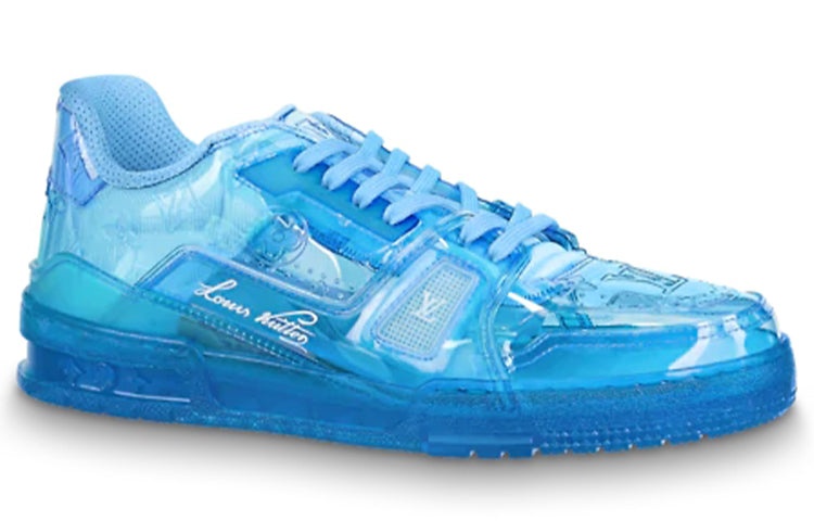 LOUIS VUITTON Trainer Sneakers 'Blue PVC' 1A8KK4 - 2