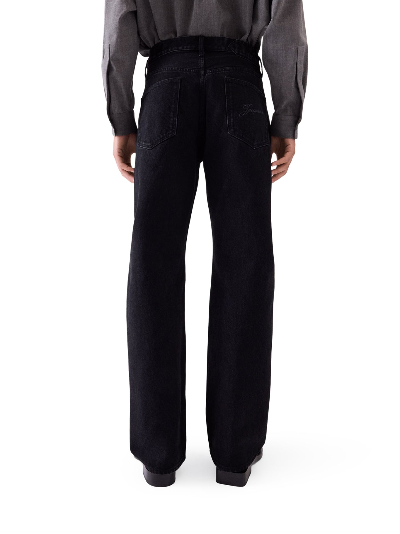 STRAIGHT PANTS IN DE-NÎMES DENIM - 4