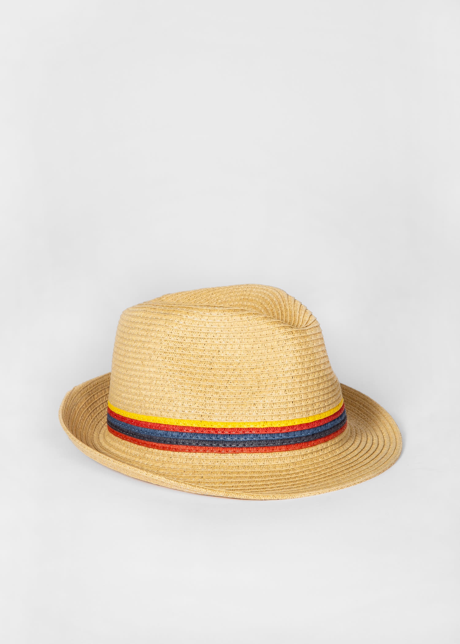 'Artist Stripe' Raffia Trilby Hat - 3
